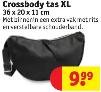 Kruidvat Crossbody tas XL aanbieding