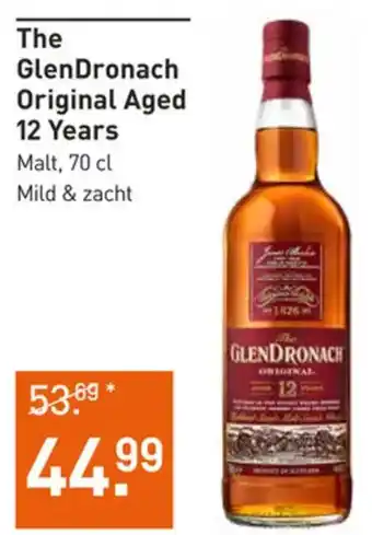 Gall & Gall The GlenDronach Original Aged 12 Years 70 cl aanbieding