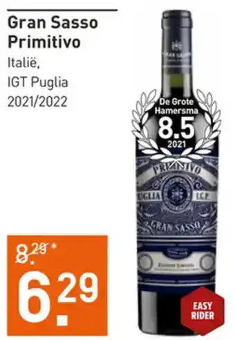 Gall & Gall Gran Sasso Primitivo aanbieding