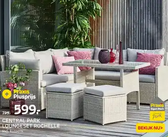 Praxis CENTRAL PARK LOUNGESET ROCHELLE Incl. kussens. aanbieding