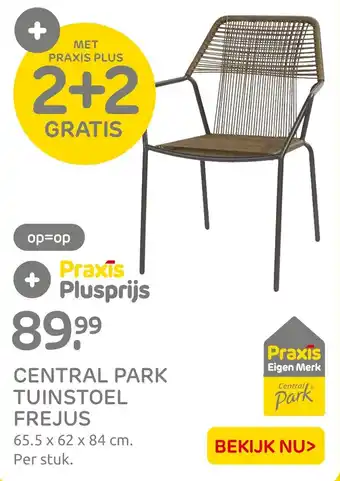 Praxis CENTRAL PARK TUINSTOEL FREJUS aanbieding