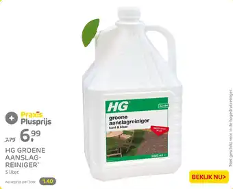 Praxis HG GROENE AANSLAGREINIGER 5 liter. aanbieding