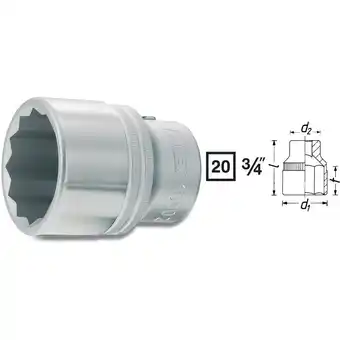 Conrad Hazet HAZET 1000AZ-7/8 Dop (zeskant) Dopsleutelinzetstuk 7/8 3/4 (20 mm) aanbieding