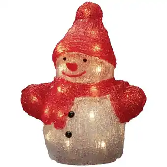 Conrad Konstsmide 6226-103 Acryl figuur Sneeuwpop Warmwit LED Warm-wit aanbieding