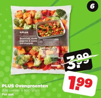 PLUS Ovengroenten per zak aanbieding