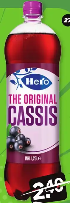 PLUS Hero cassis of cherry per stuk aanbieding