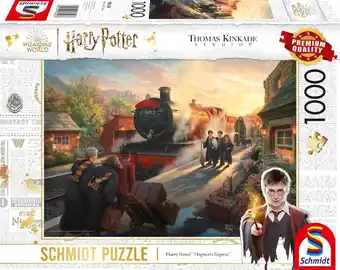 Amazon Schmidt Spiele 58428 Thomas Kinkade, Wizarding World, Harry Potter, Hogwarts Express, puzzel met 1000 stukjes, kleurrijk aanbieding