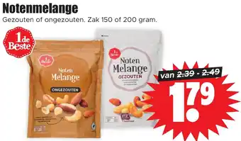 Dirk Notenmelange zak of 150 of 200 gram aanbieding
