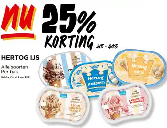 Jumbo Hertog ijs aanbieding