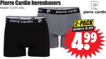 Dirk Pierre cardin herenboxers maten S t/m XXL aanbieding