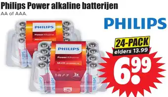 Dirk Philips power alkaline batterijen AA of AAA aanbieding