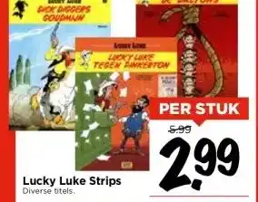 Vomar Voordeelmarkt Lucky Luke Strips aanbieding