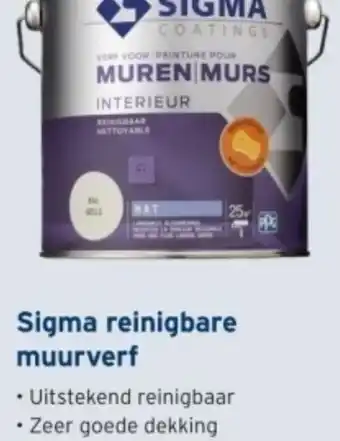 GAMMA Sigma reinigbare muurverf aanbieding