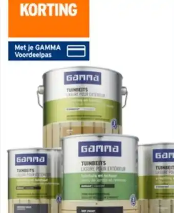 GAMMA Op gamma buitenbeits aanbieding