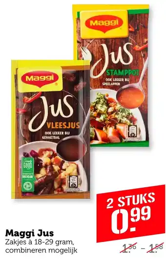 Coop Maggi Jus 18-29g aanbieding