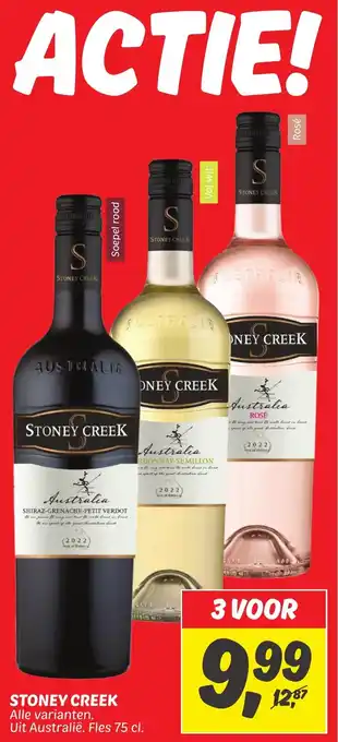 Dekamarkt STONEY CREEK 75 cl aanbieding