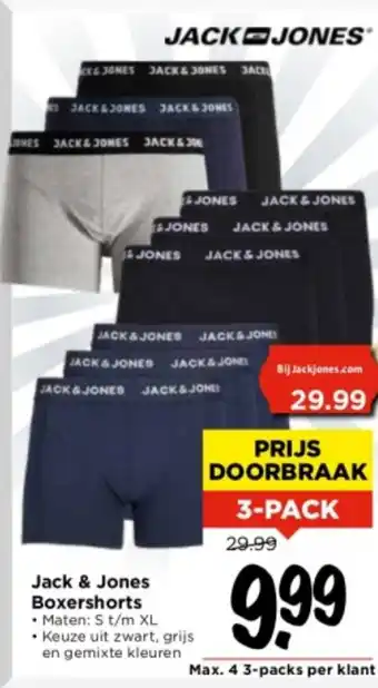 Vomar Voordeelmarkt Jack & Jones Boxershorts aanbieding