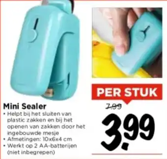 Vomar Voordeelmarkt Mini Sealer aanbieding