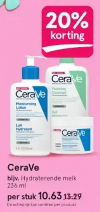 Etos CeraVe 236ml aanbieding