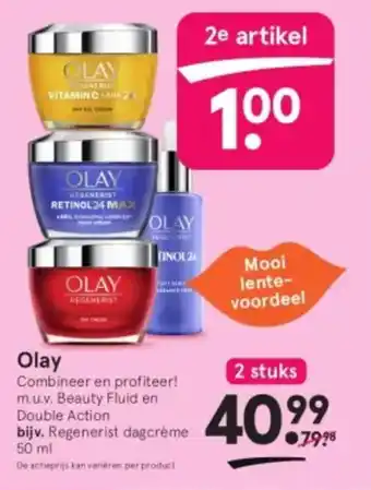 Etos Olay 50ml aanbieding