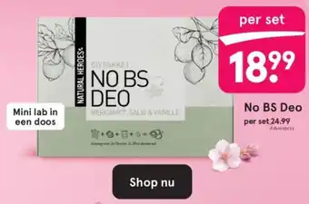 Etos No BS Deo aanbieding