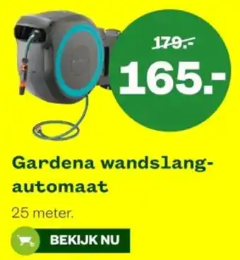 Welkoop Gardena wandslang automaat 25 meter. aanbieding