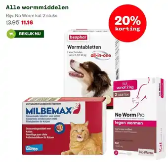 Welkoop Alle wormmiddelen aanbieding