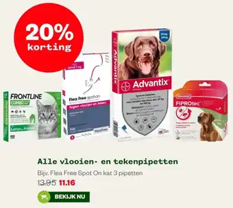 Welkoop Alle vlooien- en tekenpipetten aanbieding