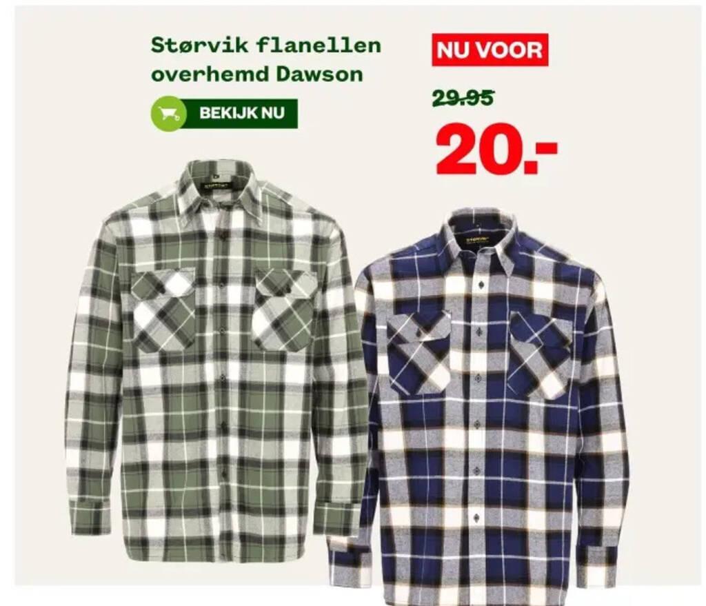 Flanellen overhemd best sale heren welkoop