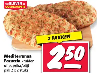 Nettorama Mediterranea focaccia aanbieding