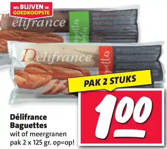 Nettorama Delifrance baguettes aanbieding