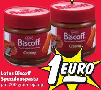 Nettorama Lotus biscoff speculoospasta 200 gram aanbieding