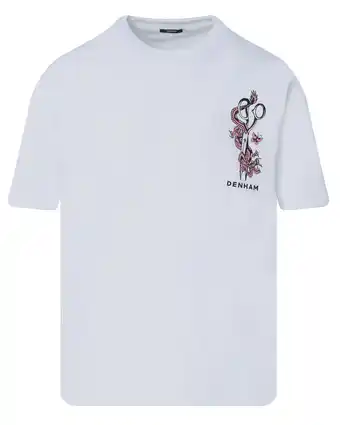 Only for Men DENHAM DXT College Heren T-shirt KM aanbieding