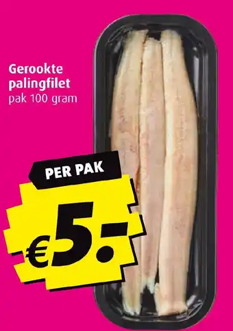 Boni Gerookte palingfilet pak 100 gram aanbieding