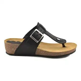 Spartoo Sandalen Blusandal Sandalias Bio de piel negras by aanbieding