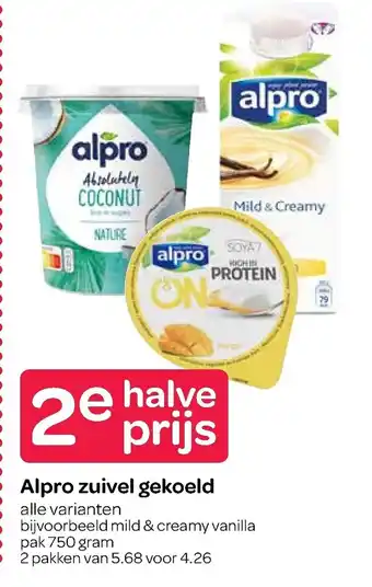 Spar Alpro zuivel gekoeld 750g aanbieding