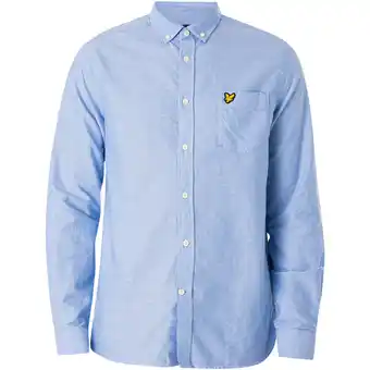 Spartoo Overhemd Lange Mouw Lyle & Scott Lichtgewicht Oxford-overhemd met normale pasvorm aanbieding