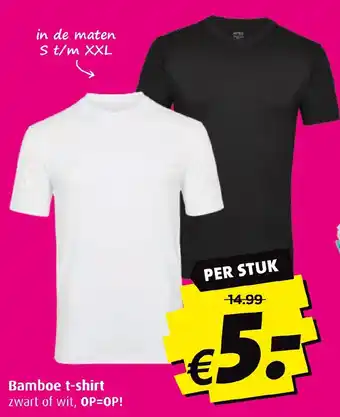 Boni Bamboe t-shirt aanbieding