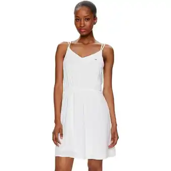 Spartoo Korte Jurk Tommy Jeans VESTIDO MUJER ESSENTIAL STRAPPY DW0DW17936 aanbieding