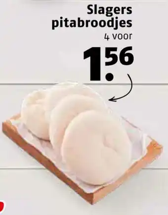 Poiesz Slagers pitabroodjes 4 voor aanbieding