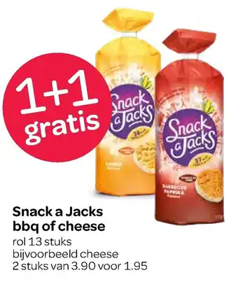 Spar Snack a jacks bbq of cheese aanbieding