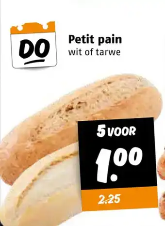 Poiesz Petit pain aanbieding