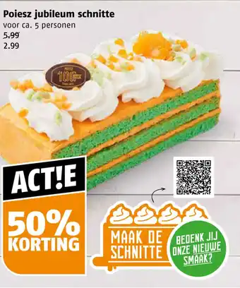 Poiesz Poiesz jubileum schnitte aanbieding