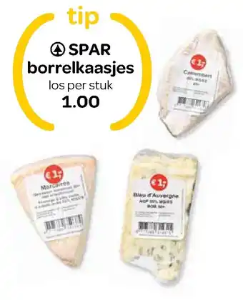 Spar Borrelkaasjes aanbieding