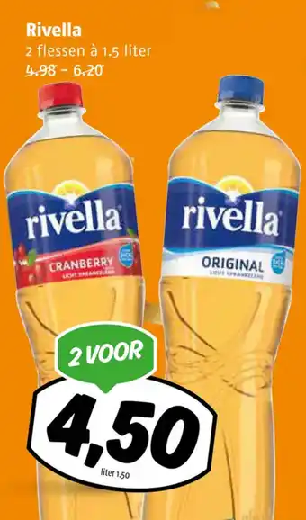 Poiesz Rivella 1.5 liter aanbieding