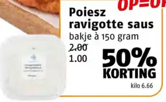 Poiesz ravigotte saus  150 gram aanbieding