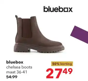 Scapino bluebox chelsea boots maat 36 41 aanbieding