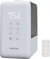 Bol.com Auronic Luchtbevochtiger - 3 Vernevelingsstanden - 6L Tankcapaciteit - 60m2 - Inclusief Waterfilter - Wit aanbieding