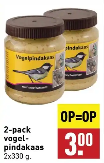 ALDI 2-pack vogelpindakaas 2x330 g. aanbieding