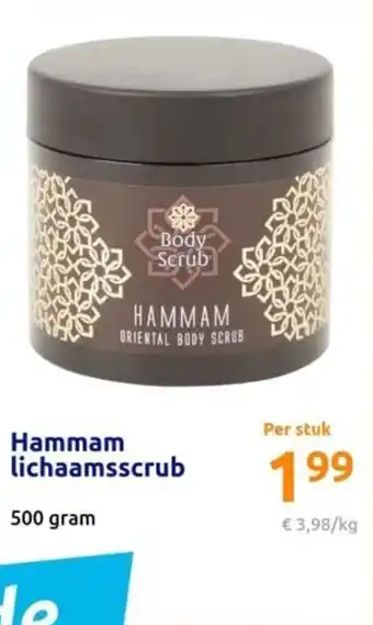 Action Hammam lichaamsscrub 500g aanbieding